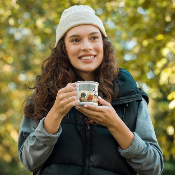 Enamel Mug - Caravanner Paradise - Image 4