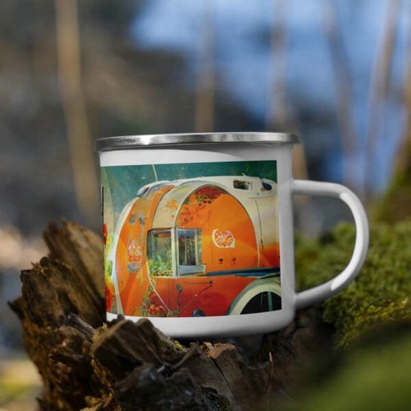 Enamel Mug - Caravanner Paradise - Image 3