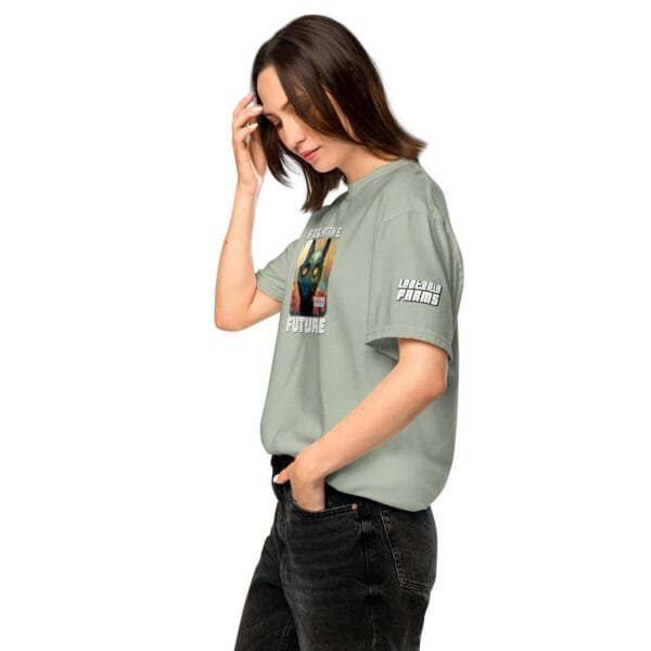 Unisex garment-dyed heavyweight t-shirt (Fight the Future) - Image 2