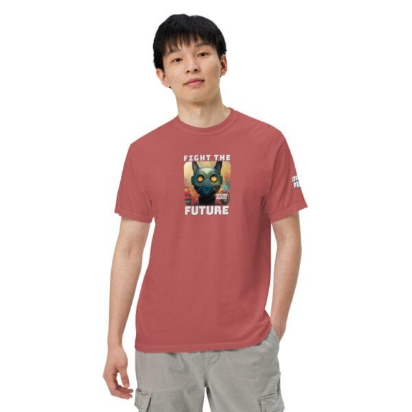 Unisex garment-dyed heavyweight t-shirt (Fight the Future) - Image 3