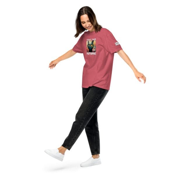 Unisex garment-dyed heavyweight t-shirt (Fight the Future) - Image 4